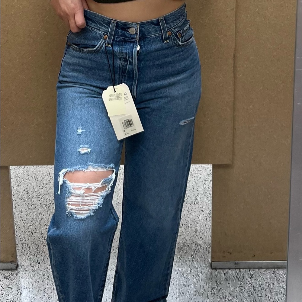 Levi ribcage jeans
